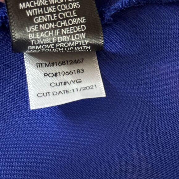 Torrid Peplum Chiffon Clip Dot Lace Inset Top Women's Plus Size 3X - Picture 6 of 8